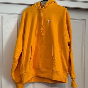 Champion Men's Vibrant Yellow Hoodie